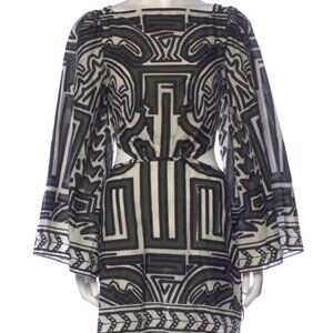 Johanna Ortiz Printed Mini Dress